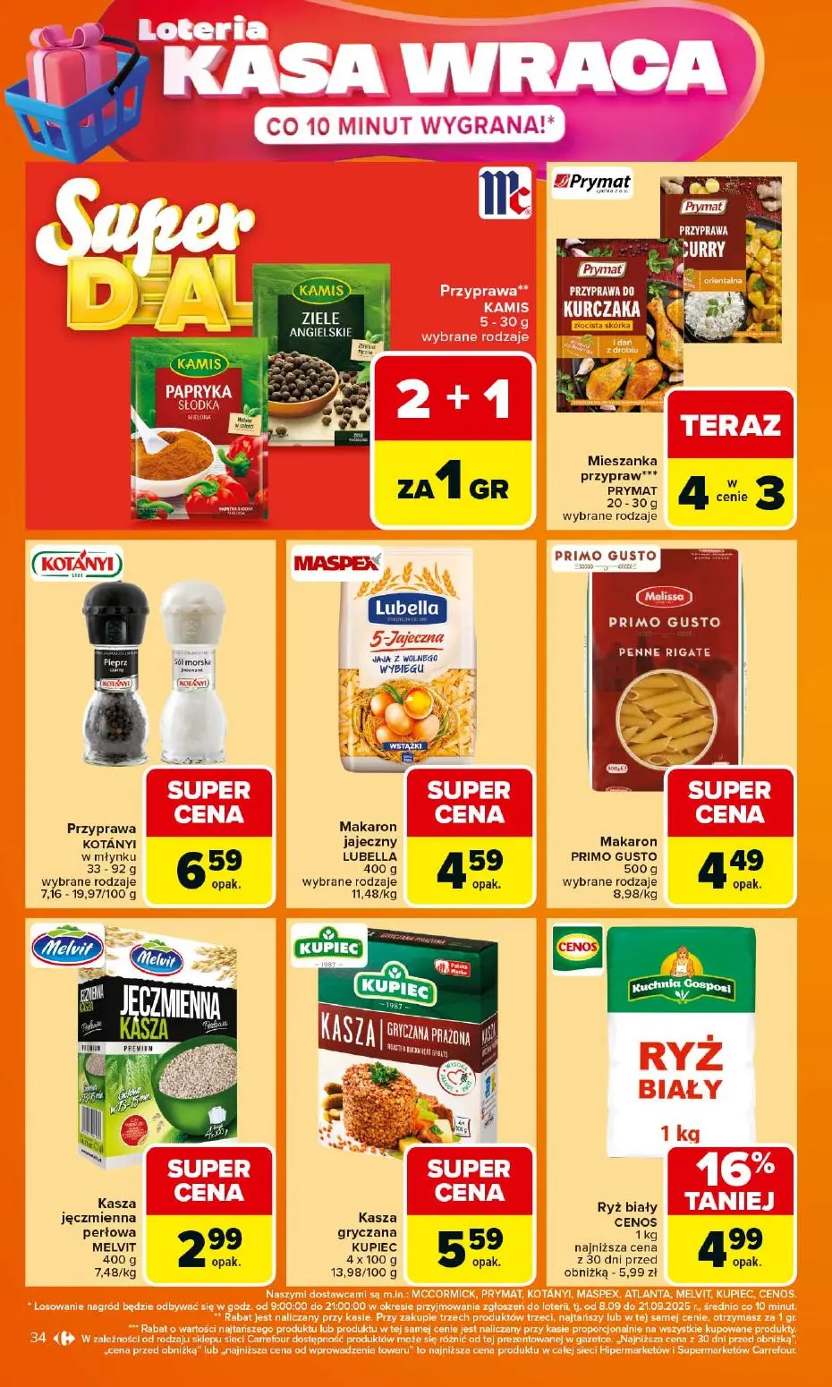 gazetka promocyjna Carrefour Market Kasa wraca - Strona 34