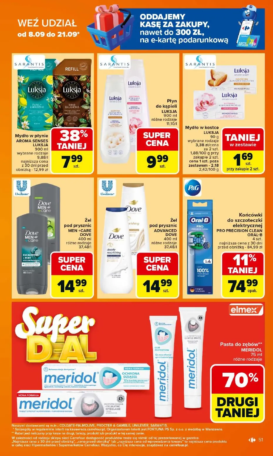 gazetka promocyjna Carrefour Market Kasa wraca - Strona 51