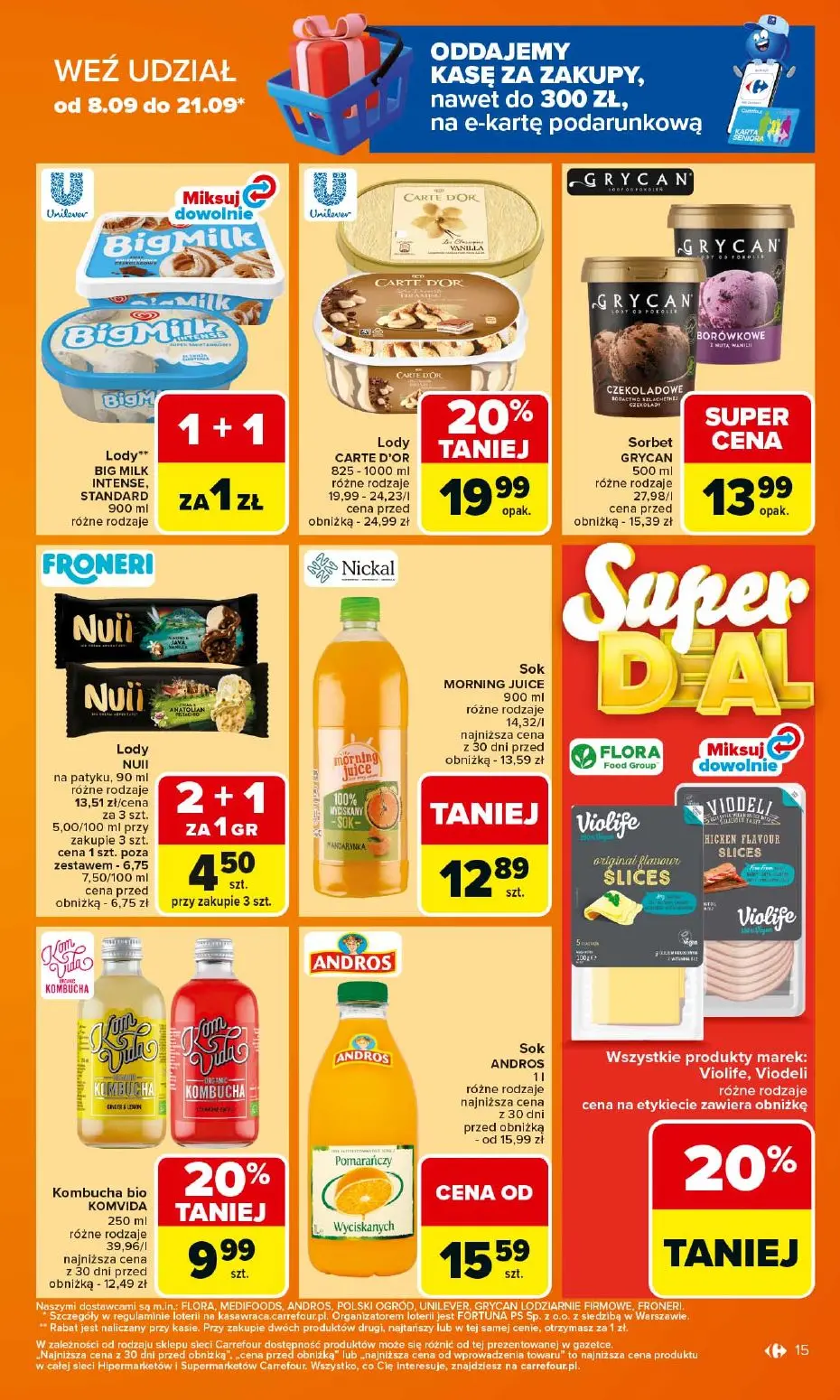 gazetka promocyjna Carrefour Kasa wraca - Strona 15