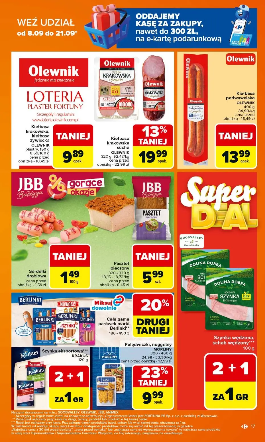 gazetka promocyjna Carrefour Kasa wraca - Strona 17