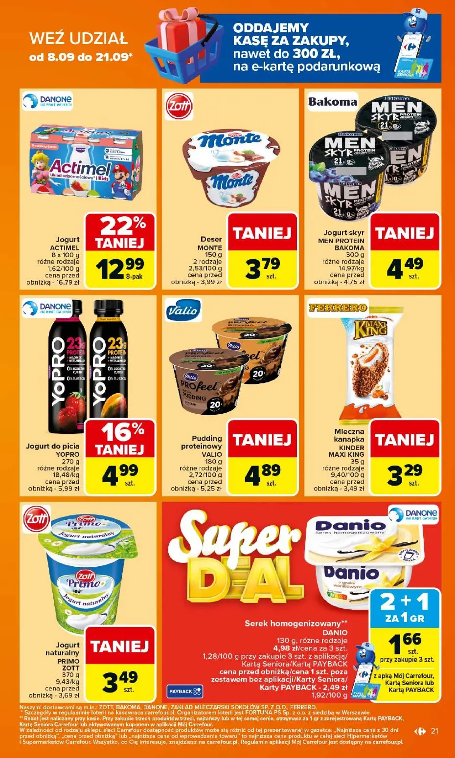 gazetka promocyjna Carrefour Kasa wraca - Strona 21