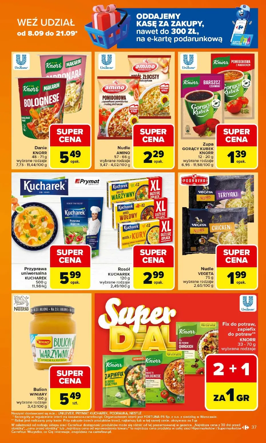 gazetka promocyjna Carrefour Kasa wraca - Strona 37