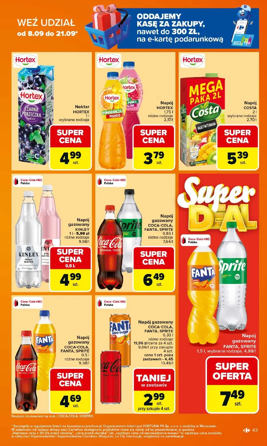 gazetka promocyjna Carrefour Kasa wraca - Strona 43