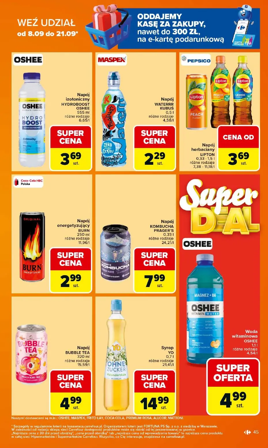 gazetka promocyjna Carrefour Kasa wraca - Strona 45