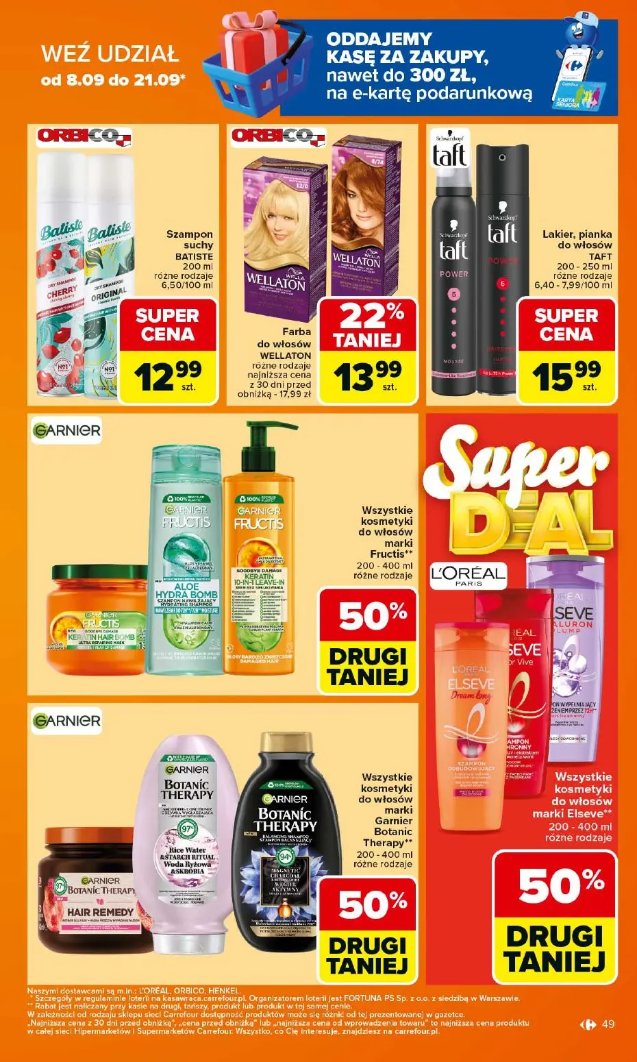 gazetka promocyjna Carrefour Kasa wraca - Strona 49