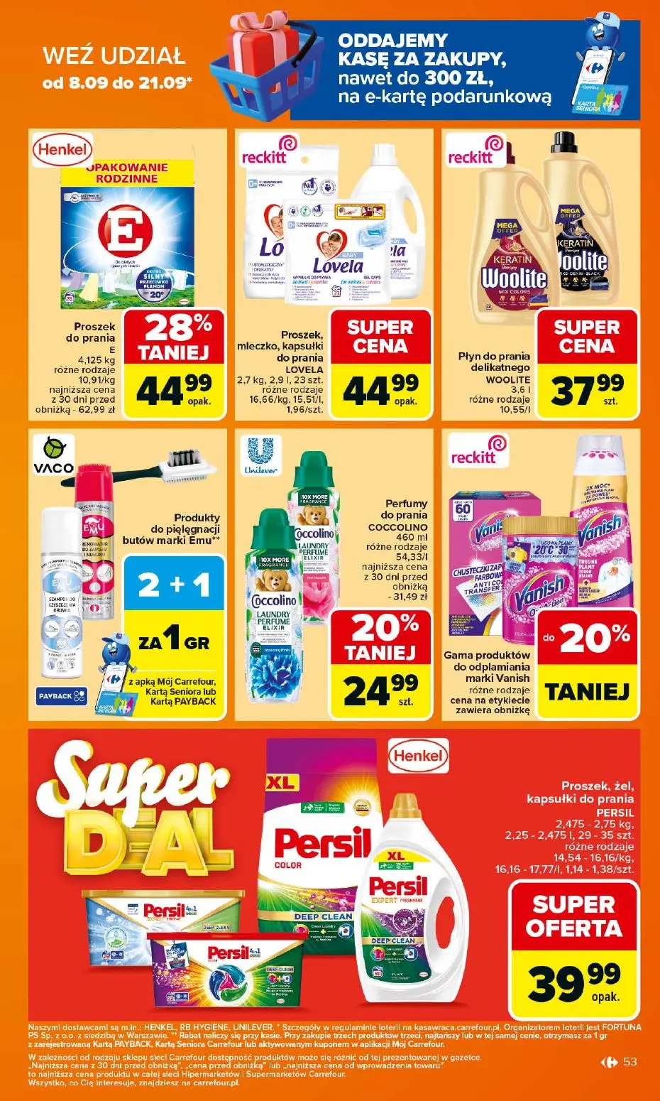 gazetka promocyjna Carrefour Kasa wraca - Strona 53