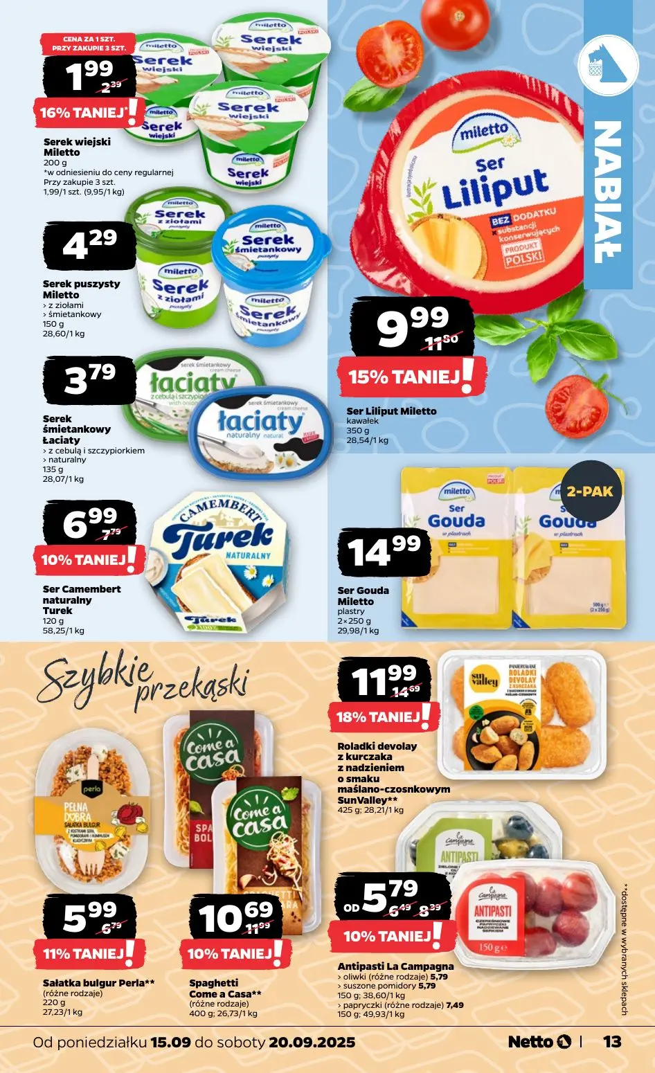 gazetka promocyjna NETTO Tanio i świeżo - Strona 13