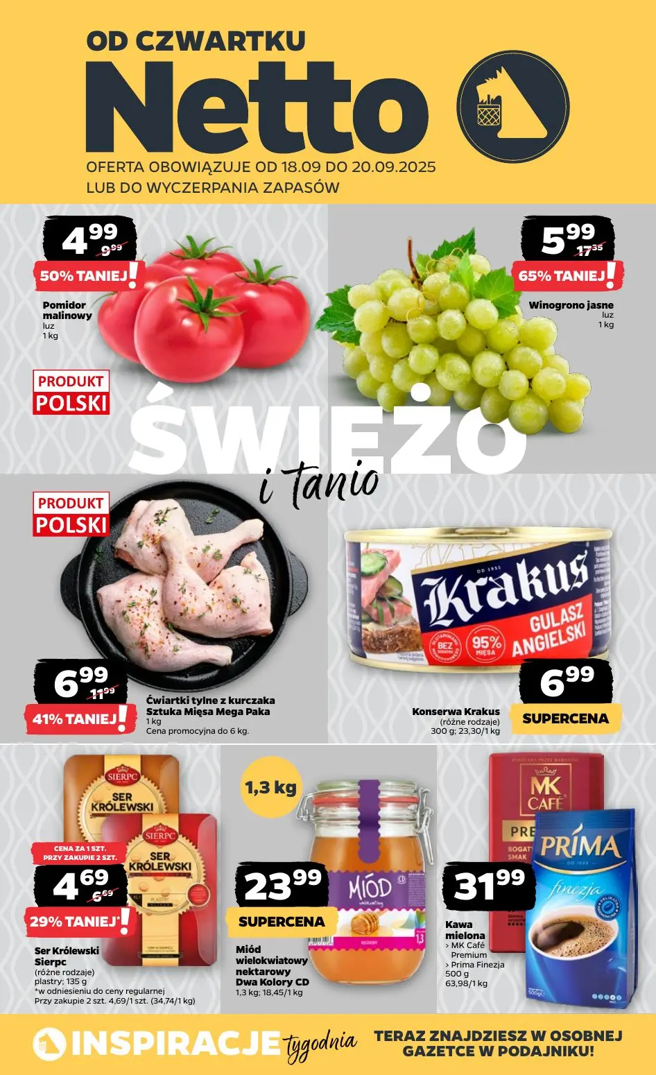 gazetka promocyjna NETTO Świeżo i tanio - Strona 1