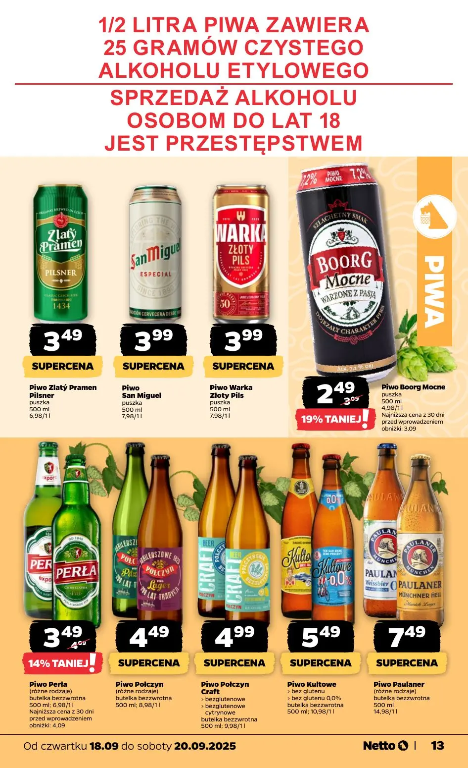 gazetka promocyjna NETTO Świeżo i tanio - Strona 13