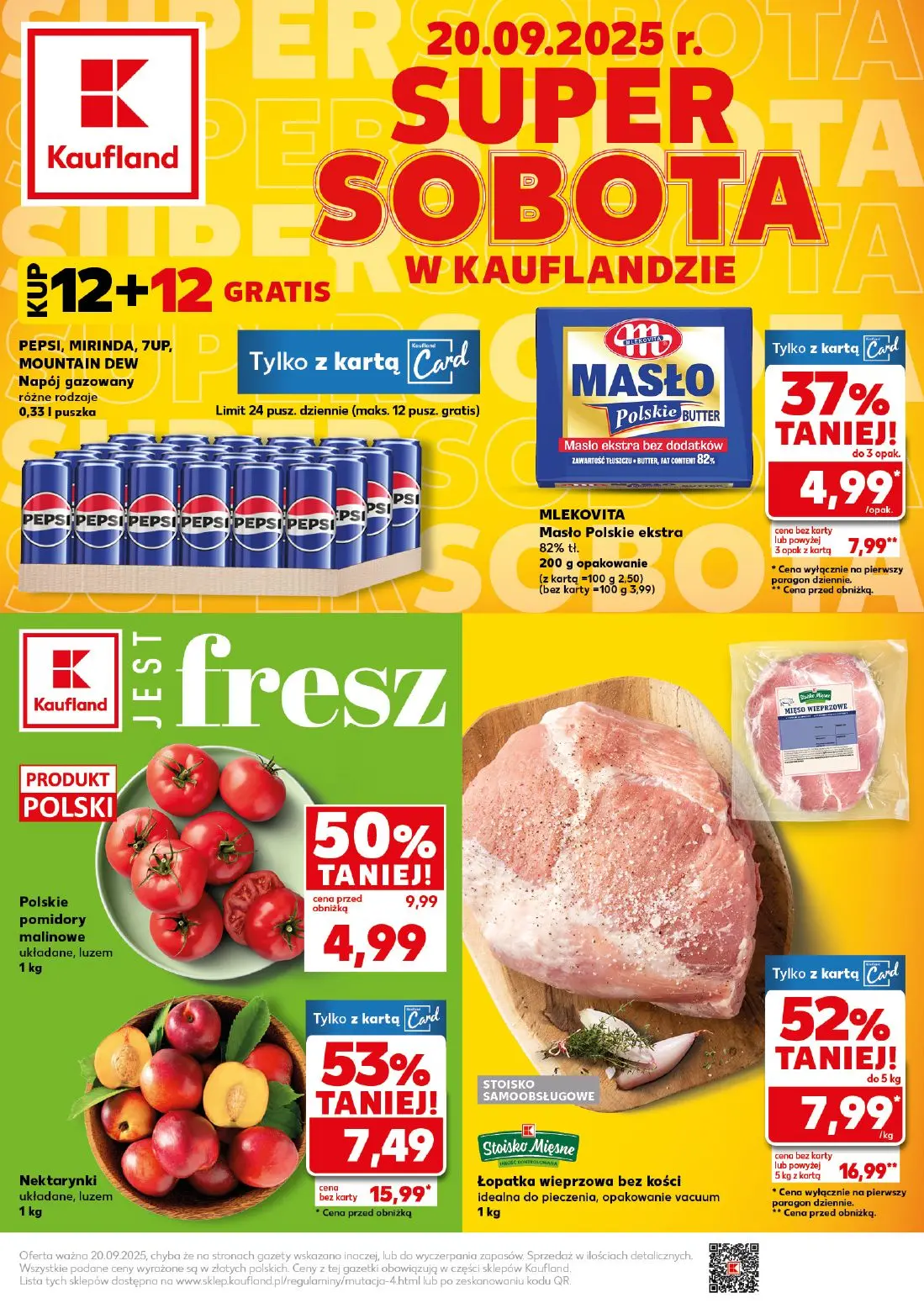 gazetka promocyjna Kaufland Super Sobota - Strona 1