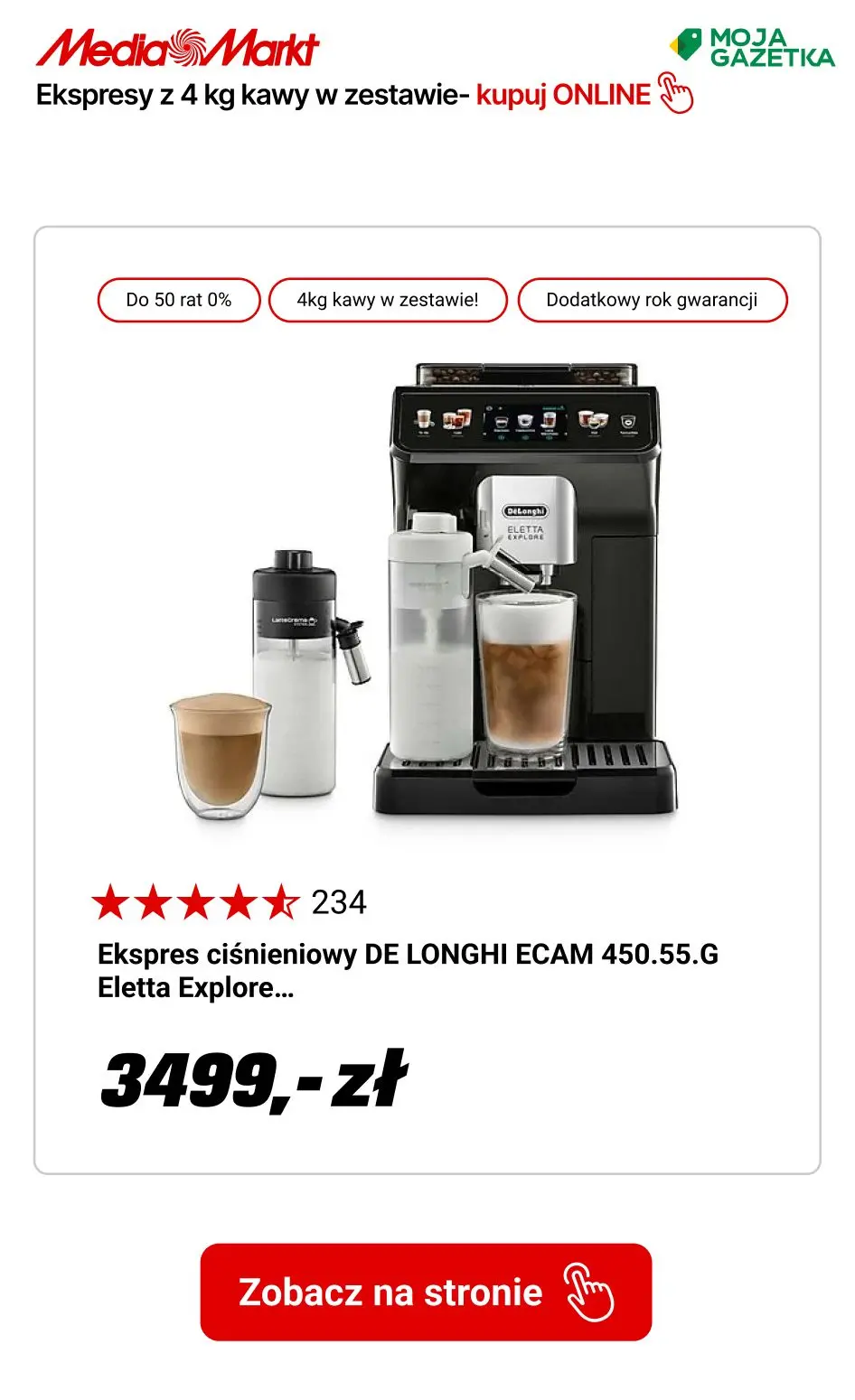 gazetka promocyjna Media Markt Ekspresy automatyczne z 4 kg kawy w zestawie - Strona 5