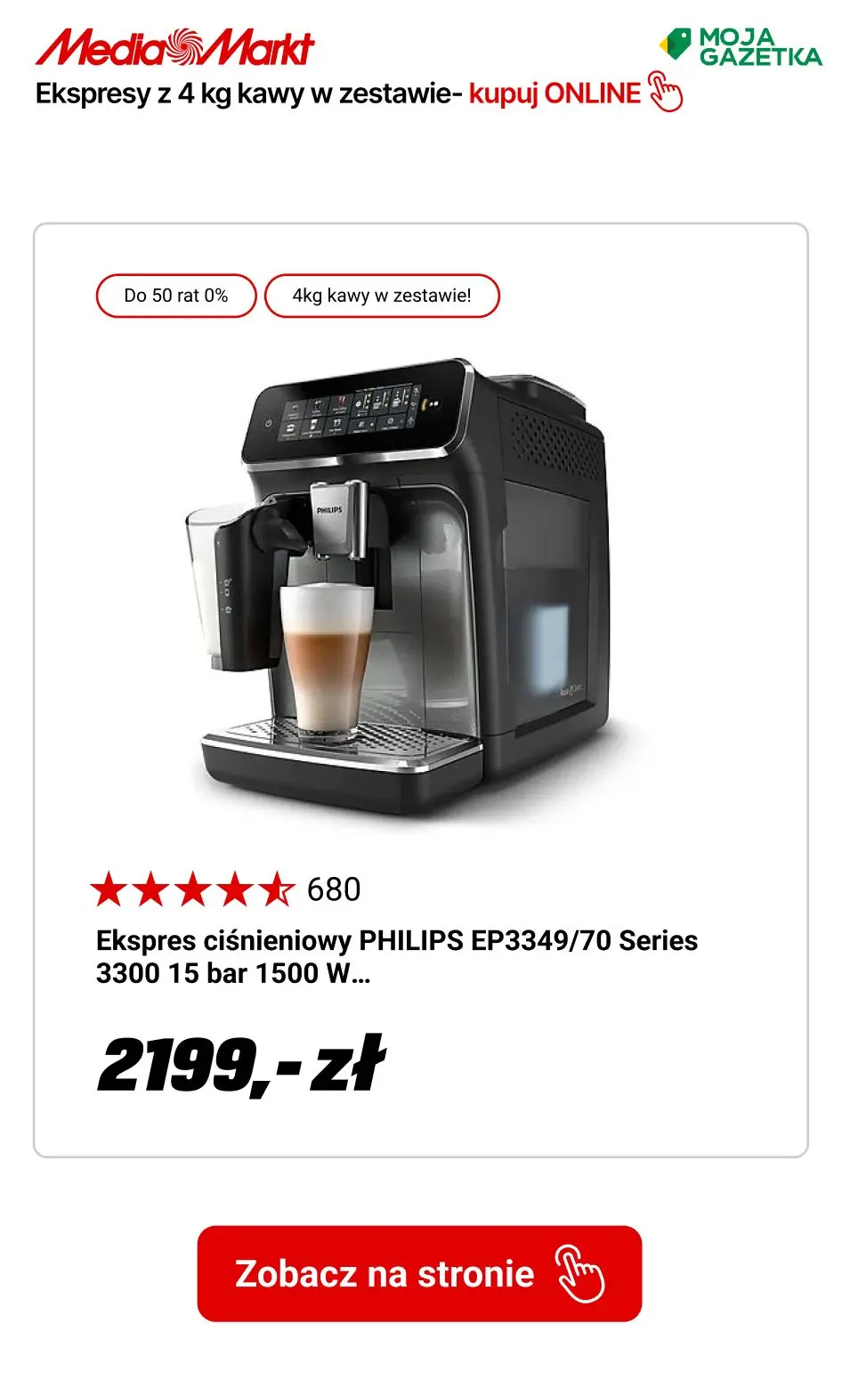 gazetka promocyjna Media Markt Ekspresy automatyczne z 4 kg kawy w zestawie - Strona 6