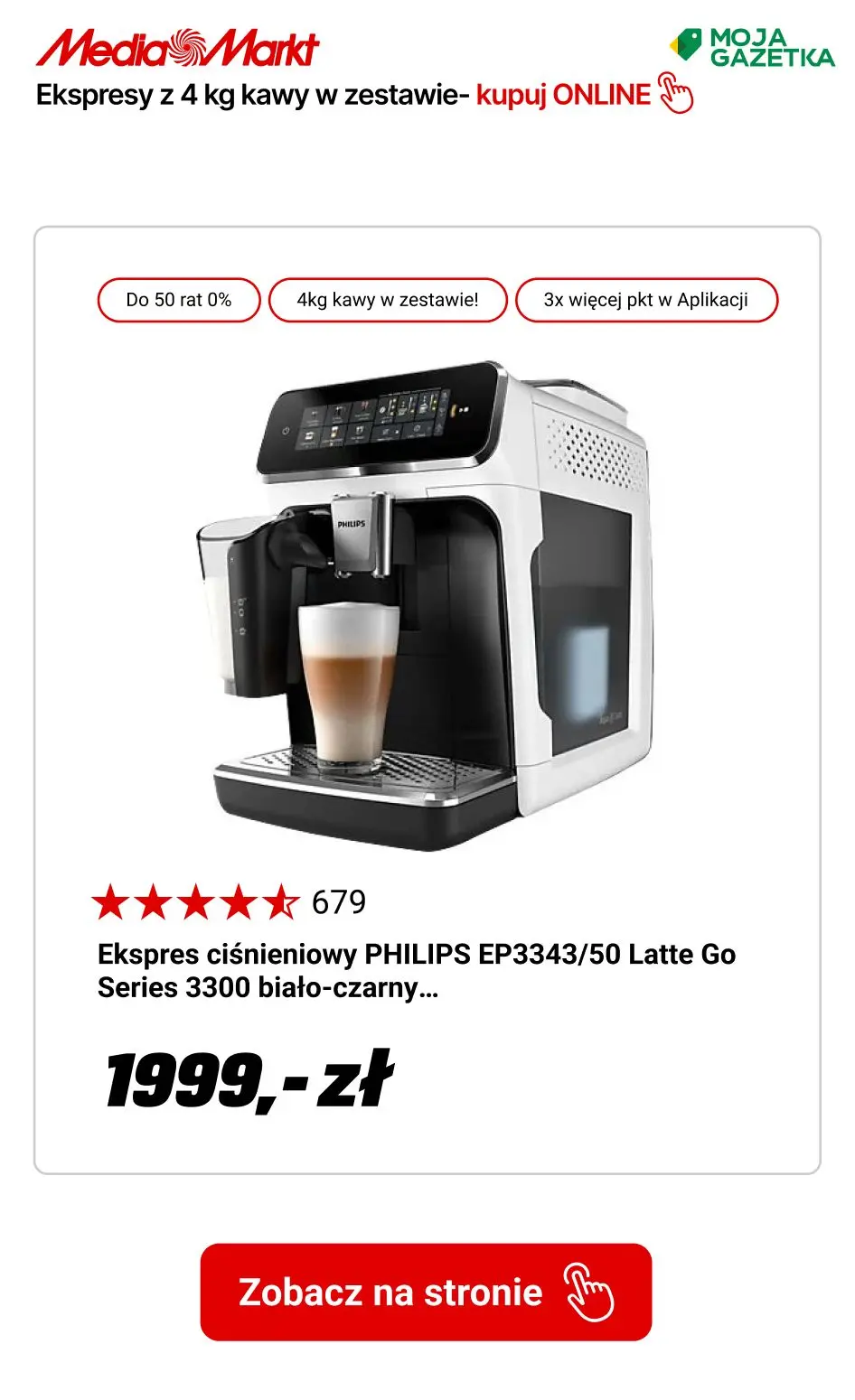 gazetka promocyjna Media Markt Ekspresy automatyczne z 4 kg kawy w zestawie - Strona 7
