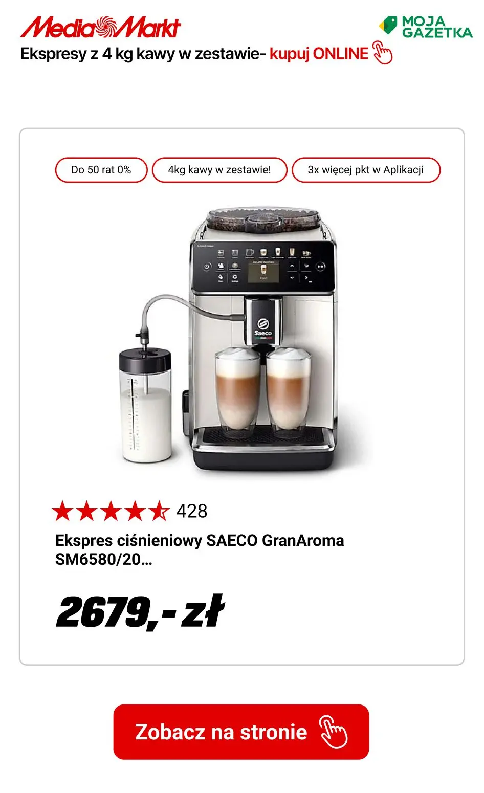gazetka promocyjna Media Markt Ekspresy automatyczne z 4 kg kawy w zestawie - Strona 9