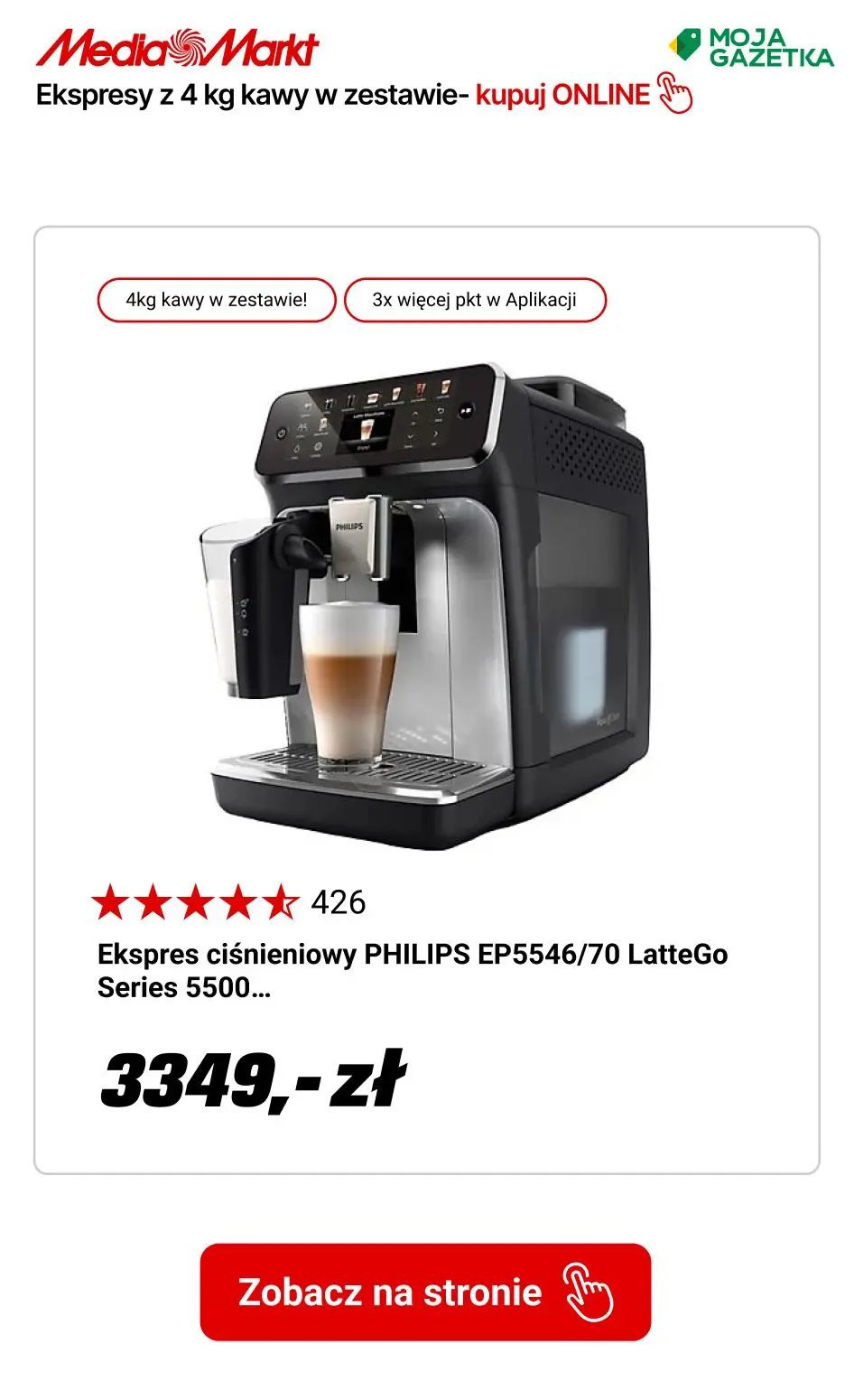 gazetka promocyjna Media Markt Ekspresy automatyczne z 4 kg kawy w zestawie - Strona 12