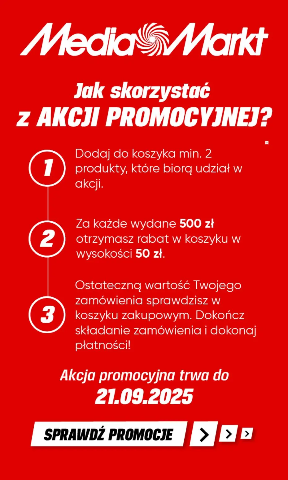 gazetka promocyjna Media Markt AI Days 50 za 500! Kupuj i zgarniaj rabaty. - Strona 2