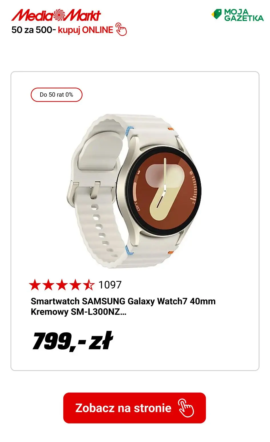 gazetka promocyjna Media Markt AI Days 50 za 500! Kupuj i zgarniaj rabaty. - Strona 6