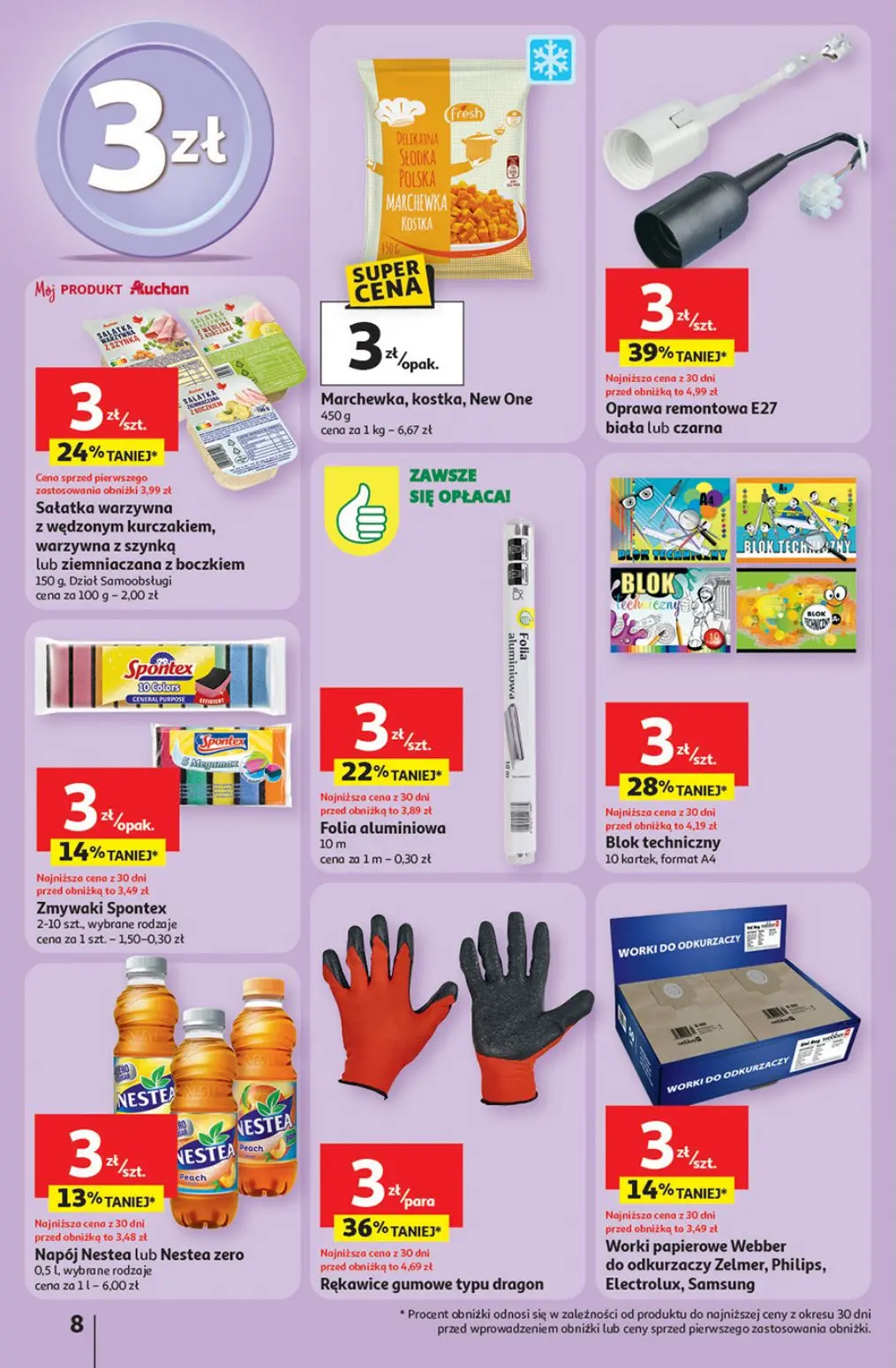 gazetka promocyjna Auchan Pewność niskich cen - Strona 8