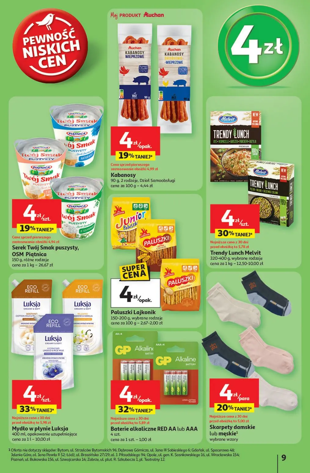 gazetka promocyjna Auchan Pewność niskich cen - Strona 9
