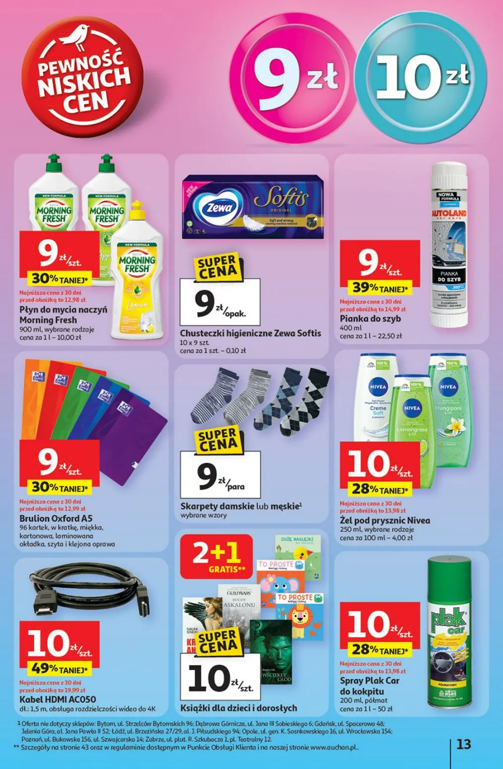 gazetka promocyjna Auchan Pewność niskich cen - Strona 13