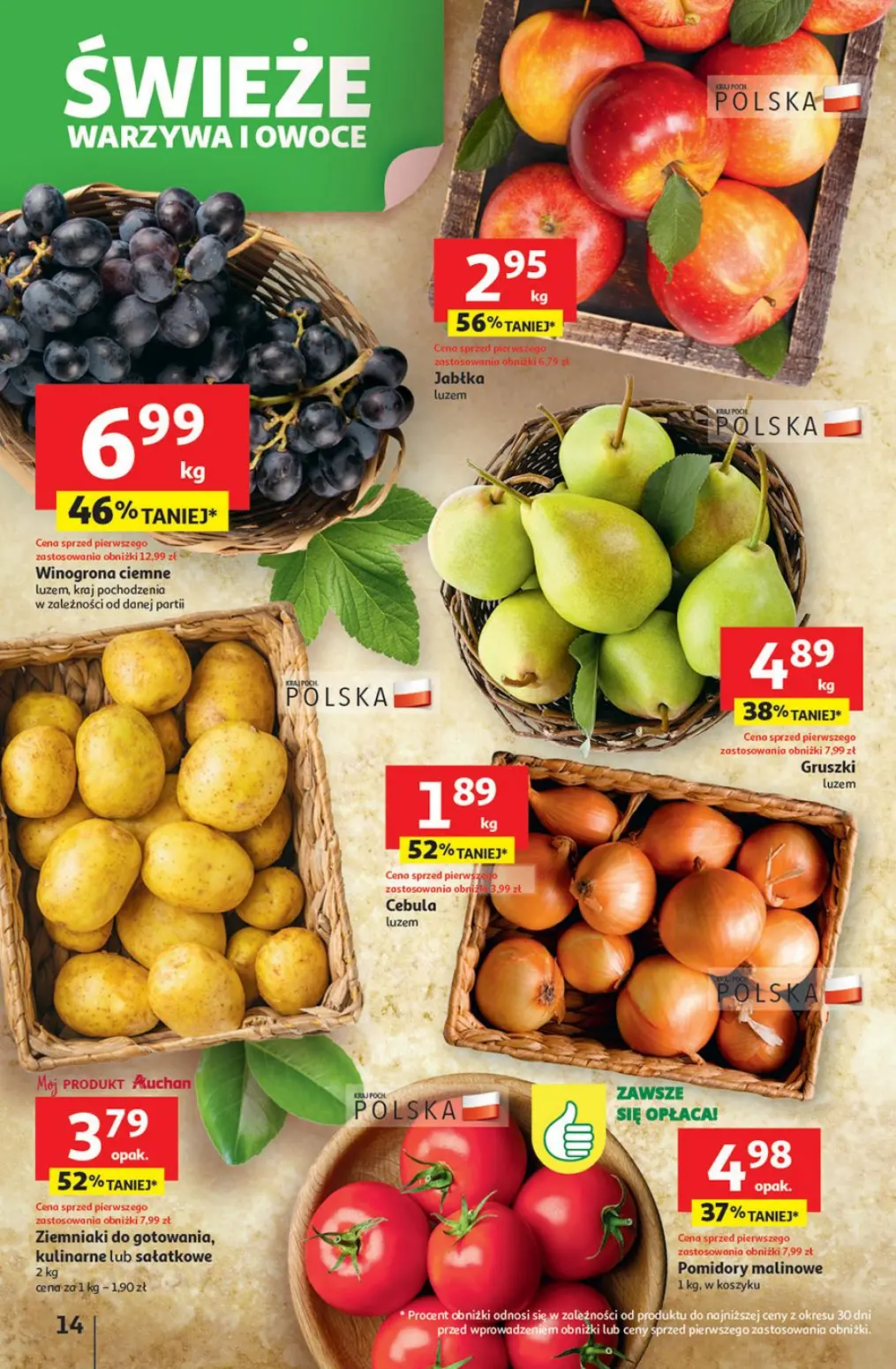 gazetka promocyjna Auchan Pewność niskich cen - Strona 14