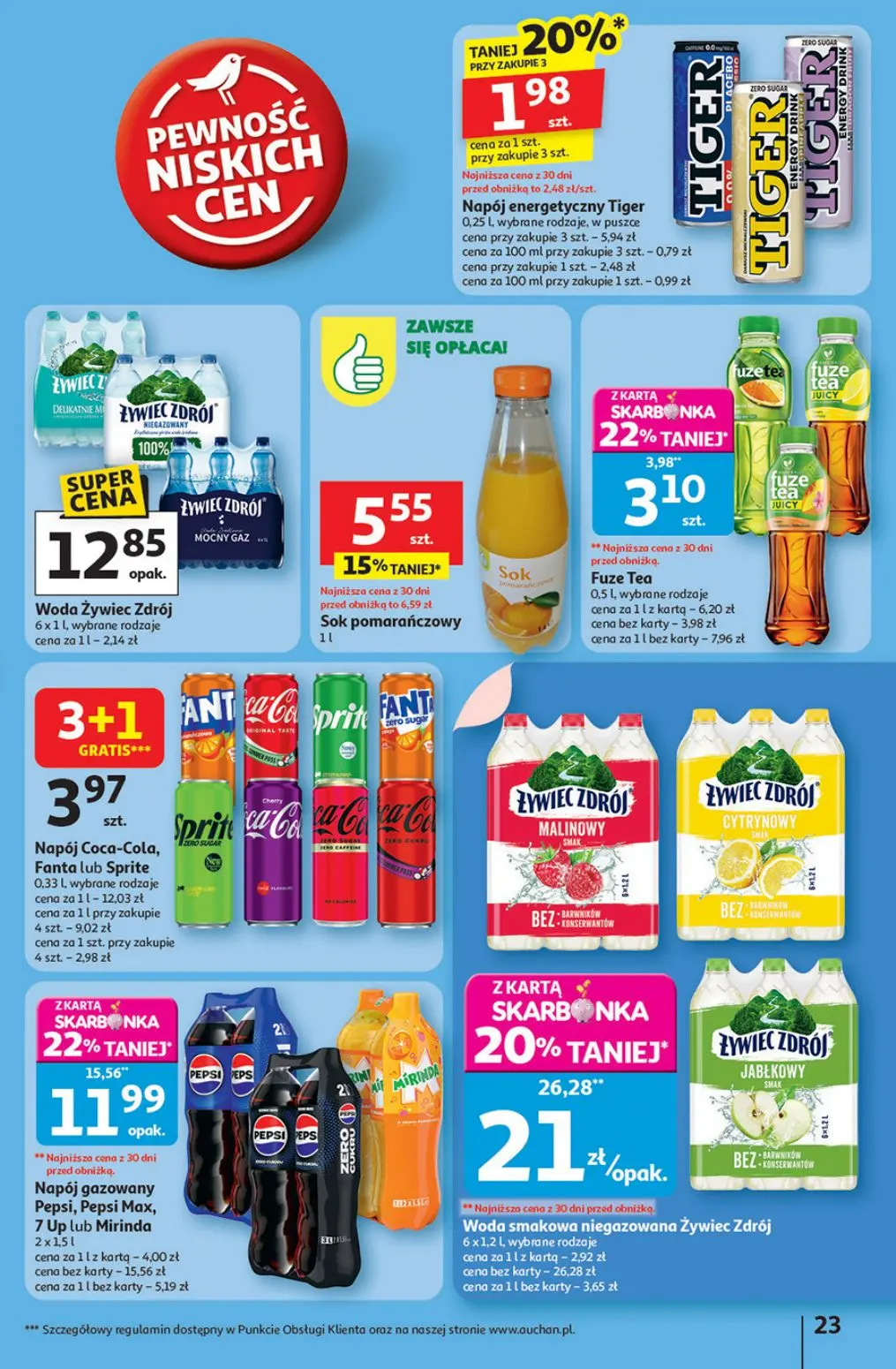 gazetka promocyjna Auchan Pewność niskich cen - Strona 23