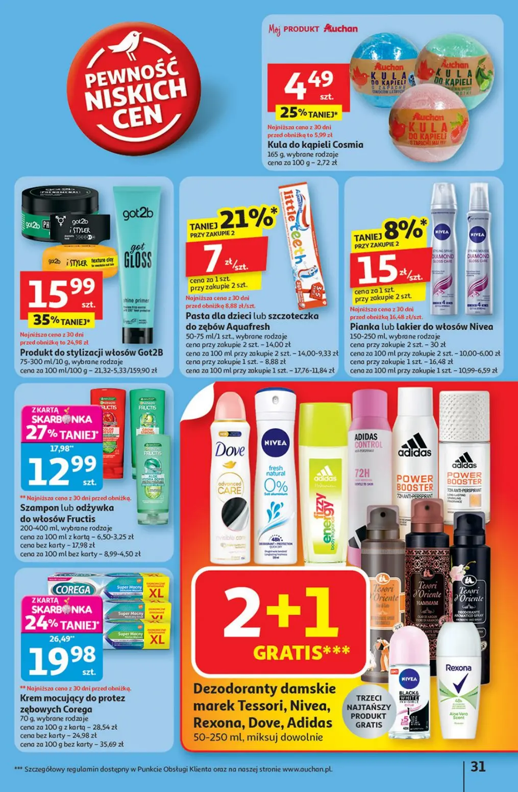 gazetka promocyjna Auchan Pewność niskich cen - Strona 31