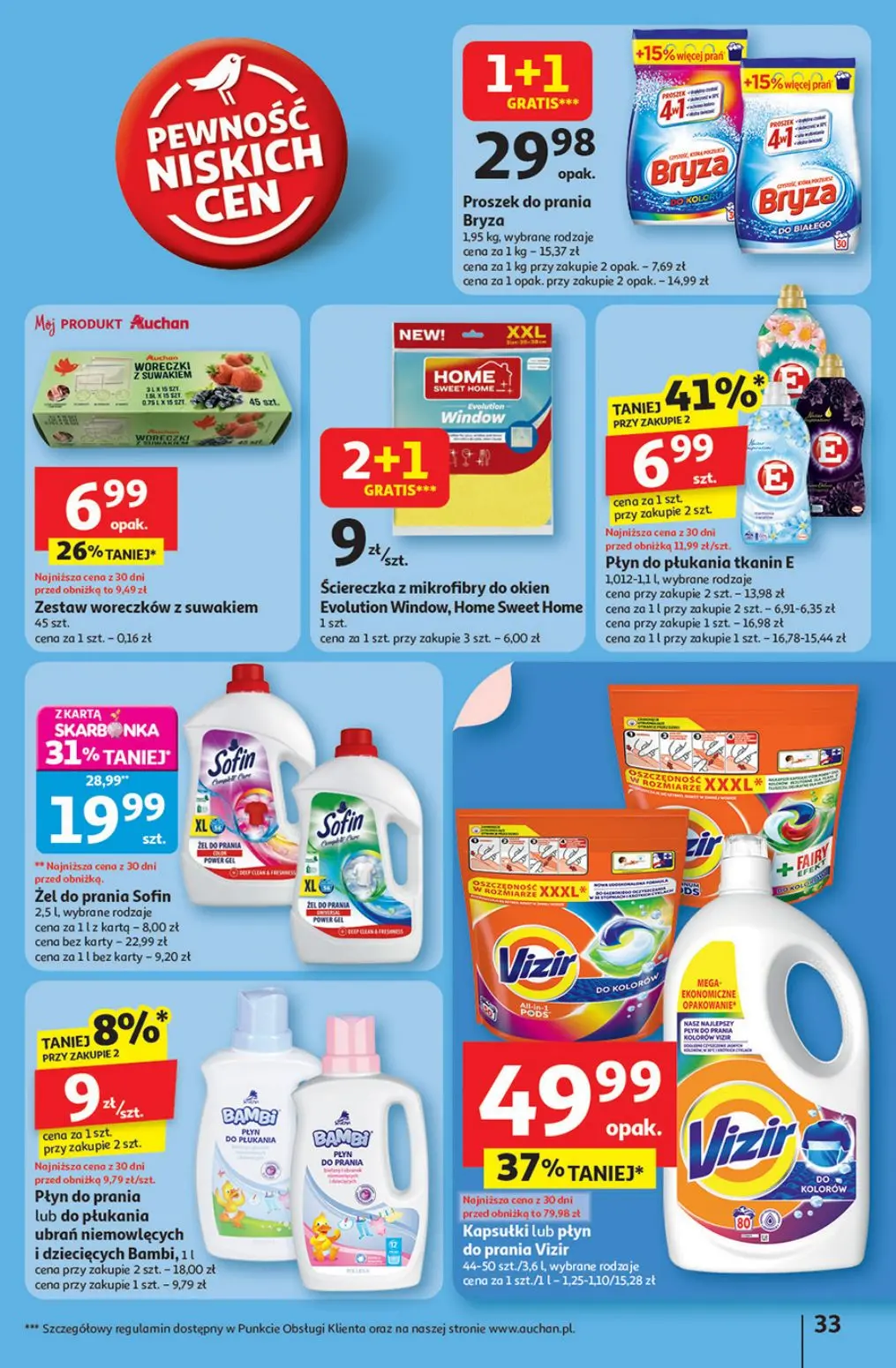 gazetka promocyjna Auchan Pewność niskich cen - Strona 33