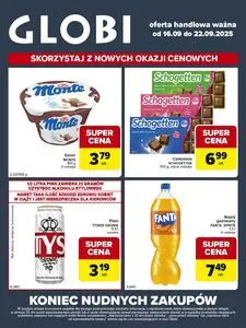 Gazetka promocyjna Globi, ważna od 2025-09-16 do 2025-09-22.