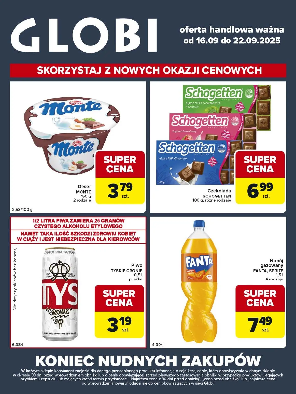 gazetka promocyjna Globi Koniec nudnych zakupów - Strona 1