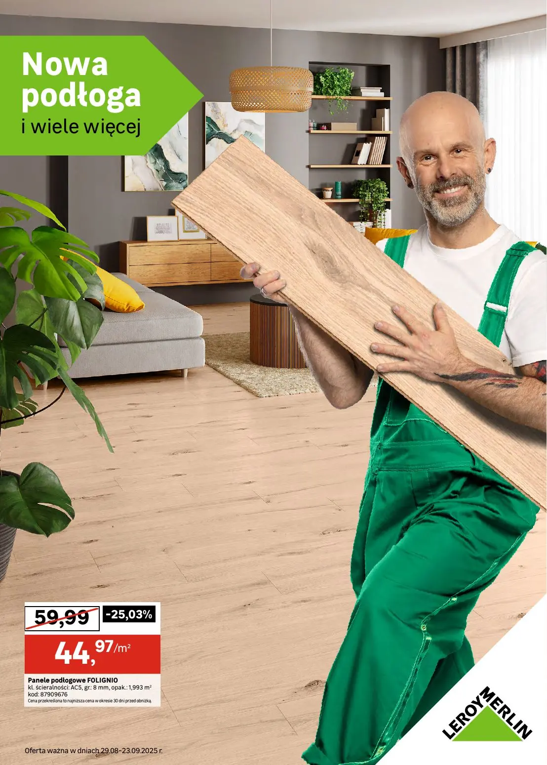 gazetka promocyjna Leroy Merlin Nowa podłoga i wiele więcej - Strona 1