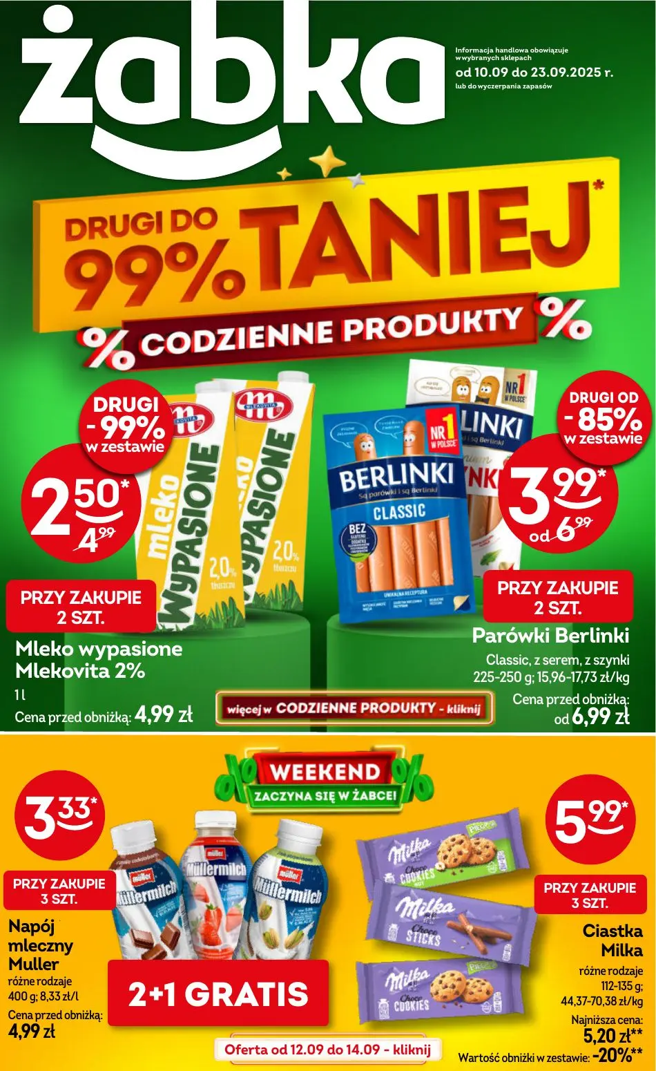 gazetka promocyjna Żabka Codzienne produkty - Strona 1