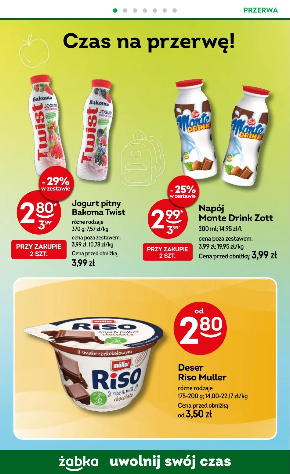 gazetka promocyjna Żabka Codzienne produkty - Strona 52