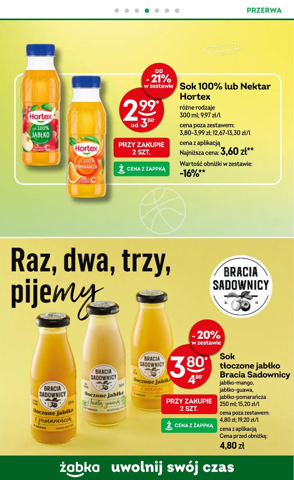 gazetka promocyjna Żabka Codzienne produkty - Strona 55