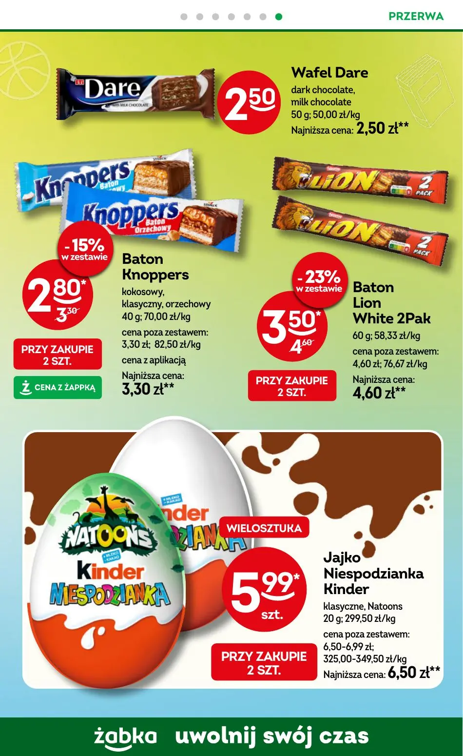 gazetka promocyjna Żabka Codzienne produkty - Strona 58