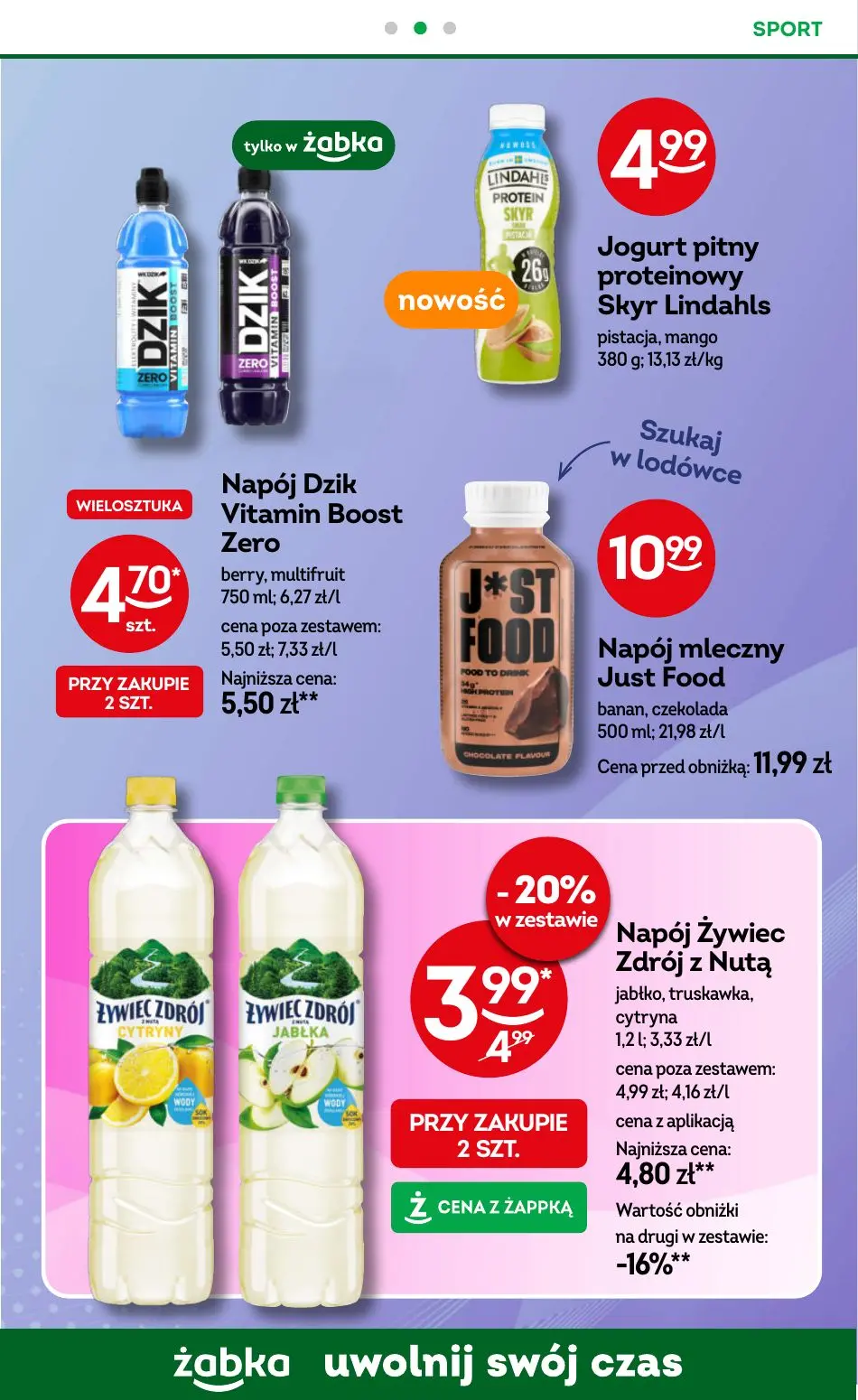gazetka promocyjna Żabka Codzienne produkty - Strona 61