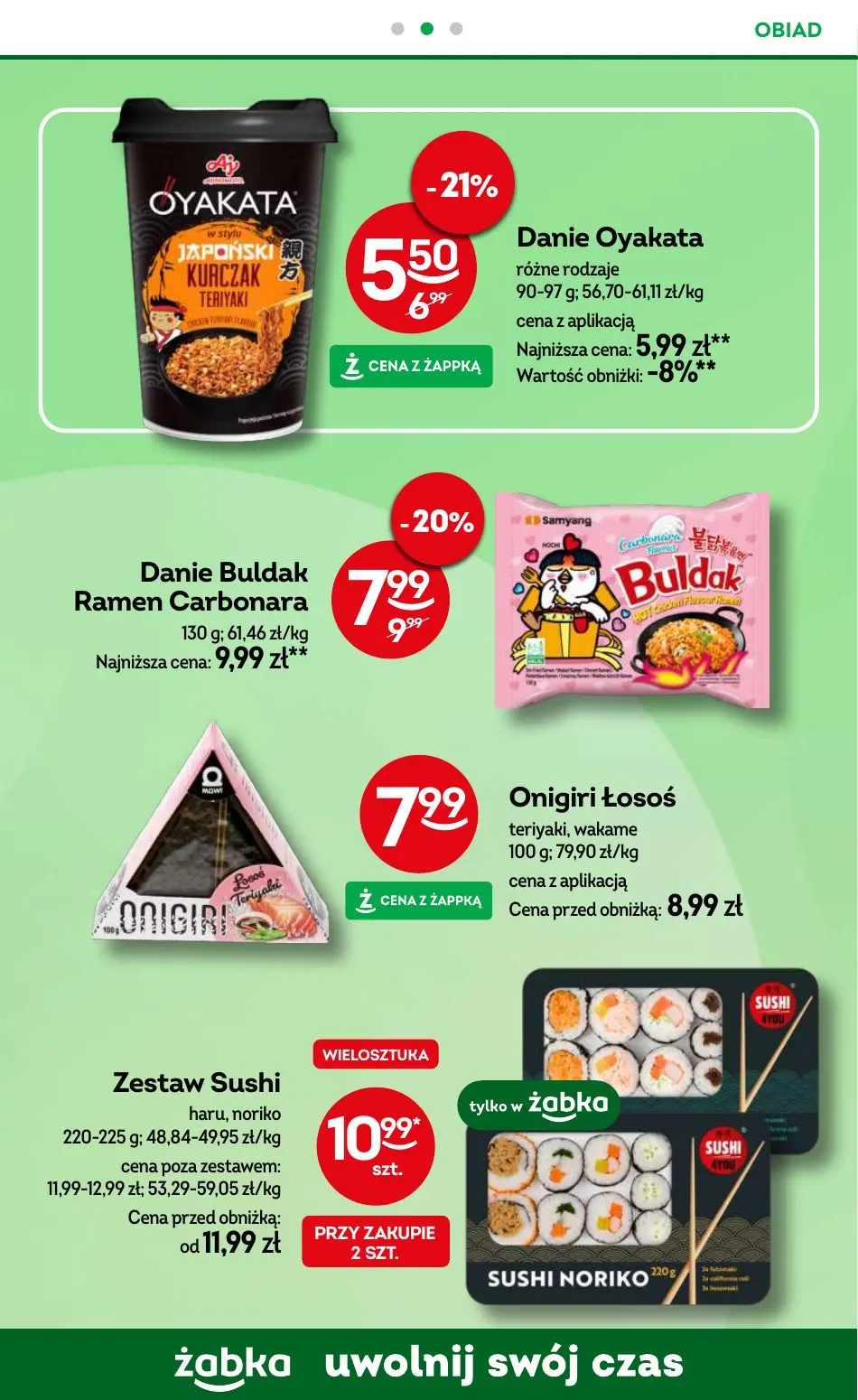 gazetka promocyjna Żabka Codzienne produkty - Strona 71