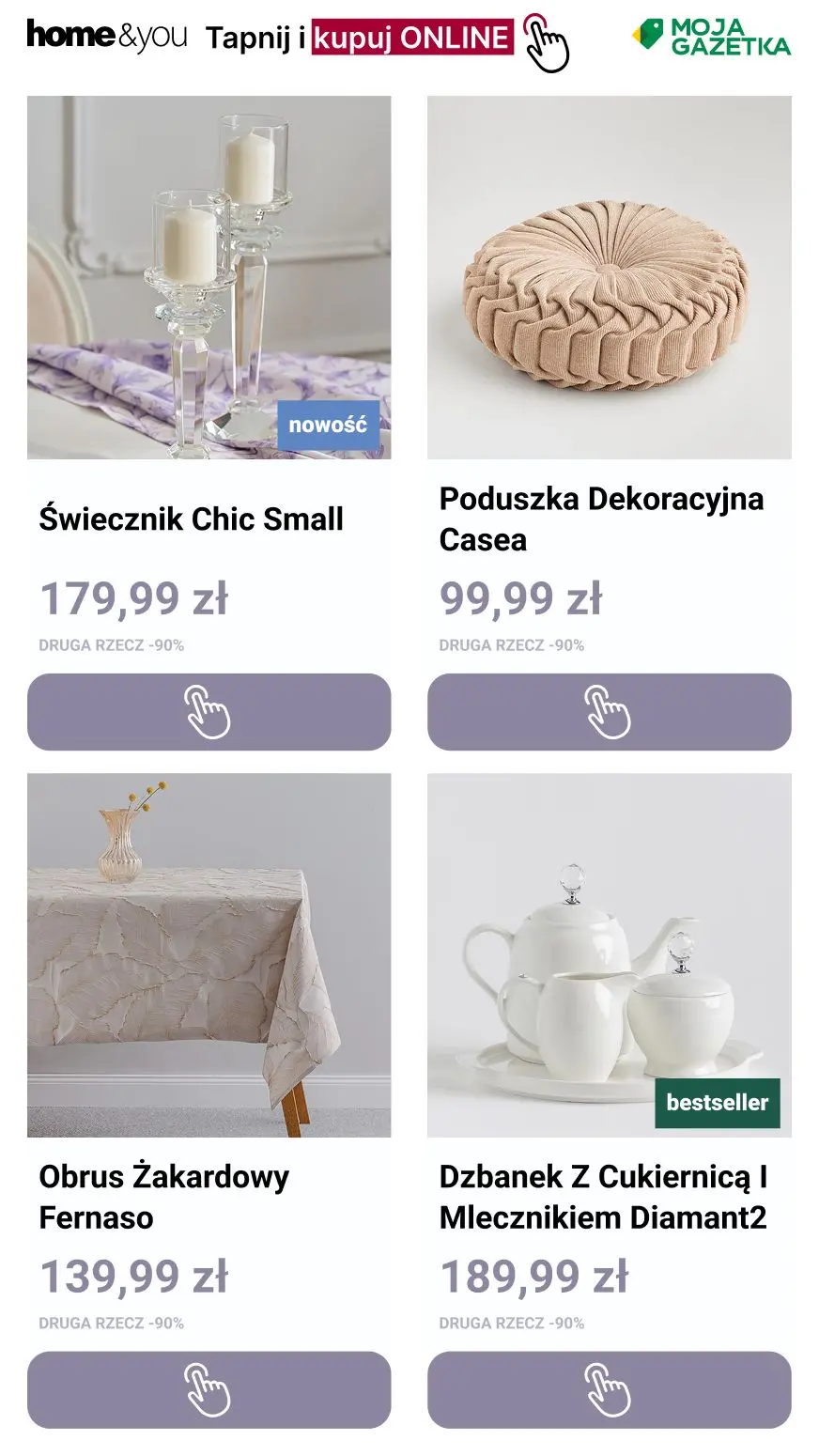 gazetka promocyjna home&you Druga rzecz -90% - Strona 3