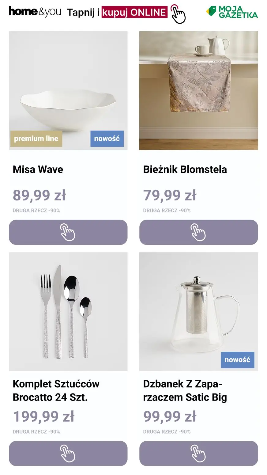 gazetka promocyjna home&you Druga rzecz -90% - Strona 4
