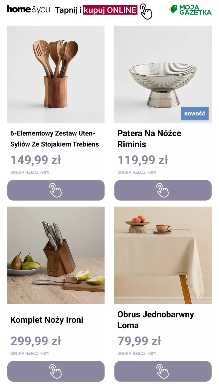 gazetka promocyjna home&you Druga rzecz -90% - Strona 9