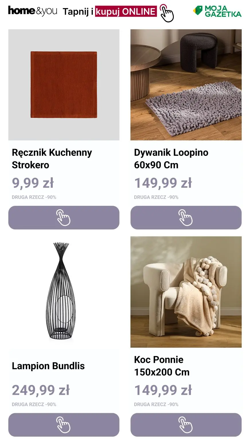 gazetka promocyjna home&you Druga rzecz -90% - Strona 12
