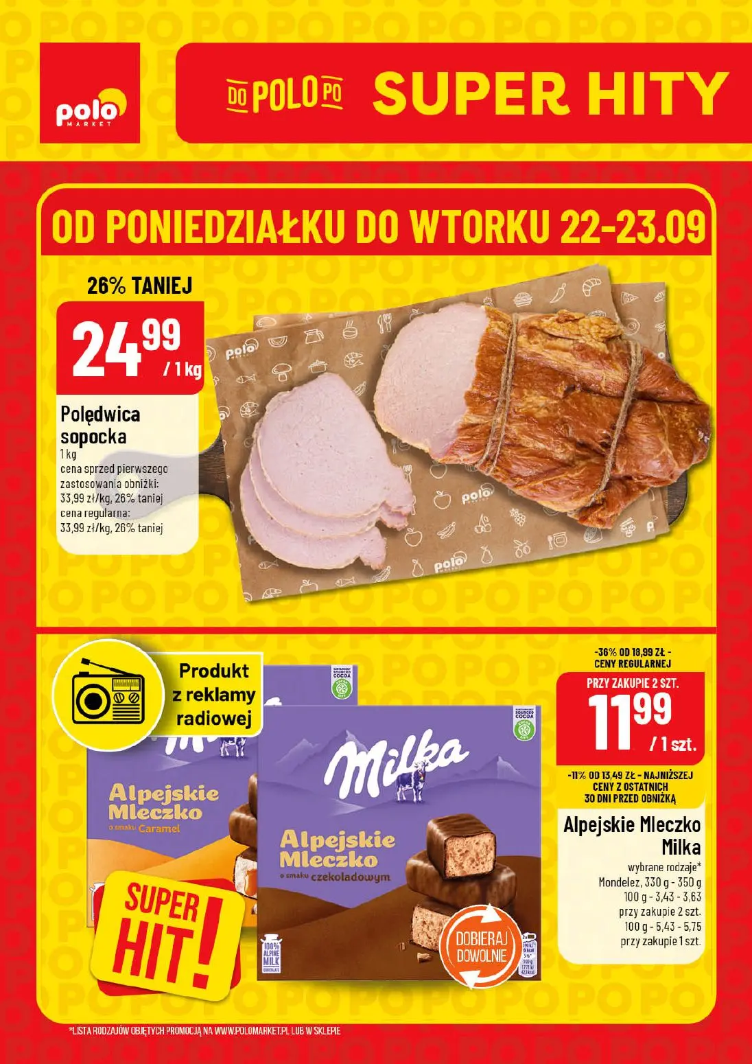 gazetka promocyjna POLOmarket Super hity od poniedziałku - Strona 1
