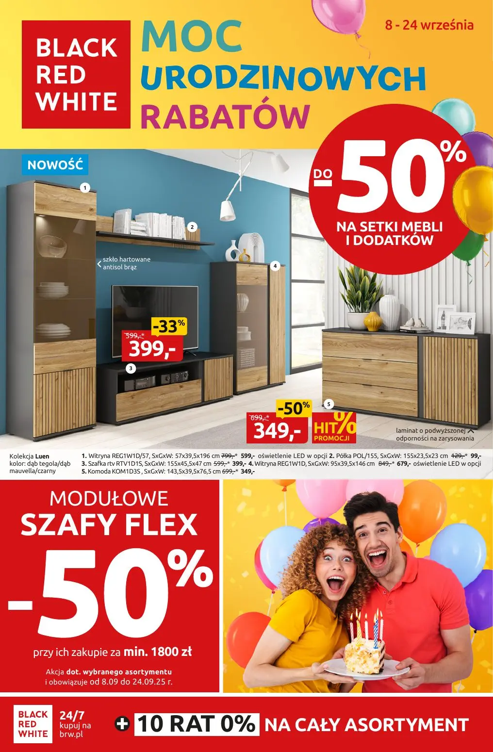 gazetka promocyjna Black Red White Moc urodzinowych rabatów - Strona 1