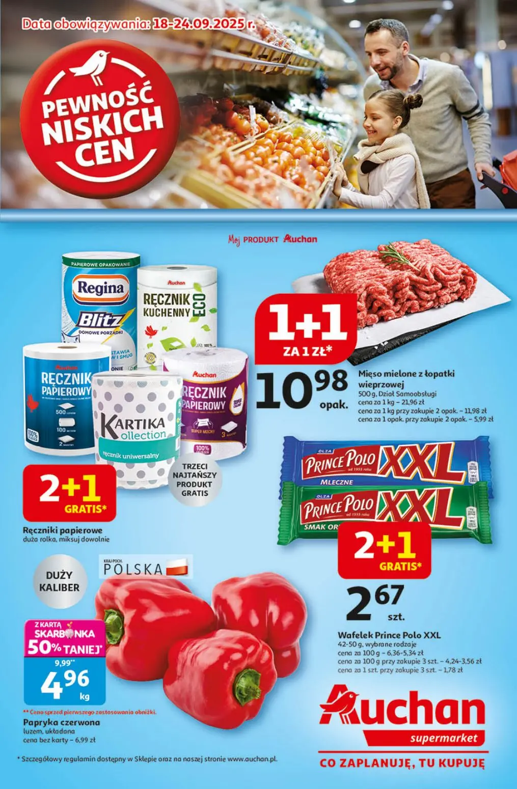 gazetka promocyjna Auchan Supermarket Pewność niskich cen - Strona 1