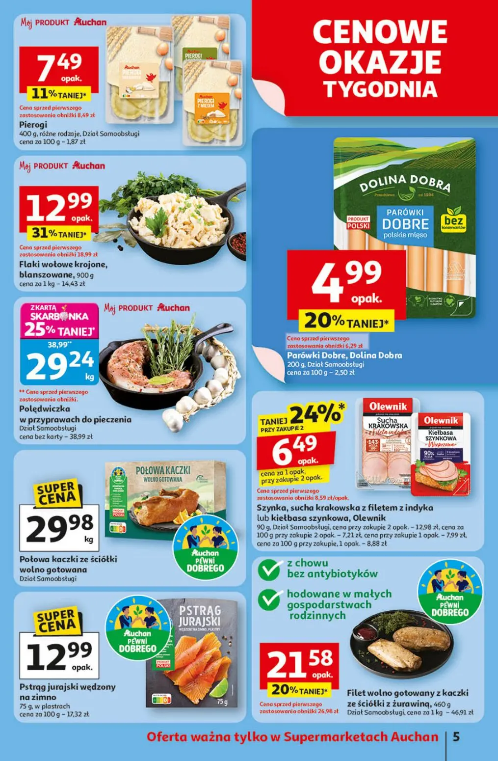 gazetka promocyjna Auchan Supermarket Pewność niskich cen - Strona 5