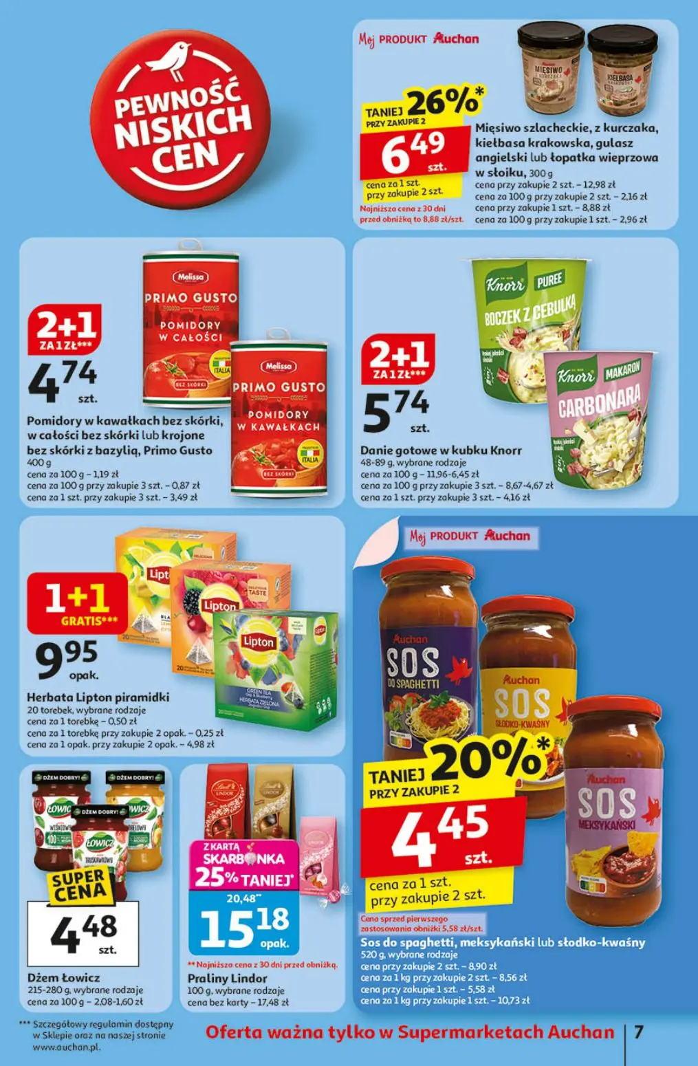 gazetka promocyjna Auchan Supermarket Pewność niskich cen - Strona 7
