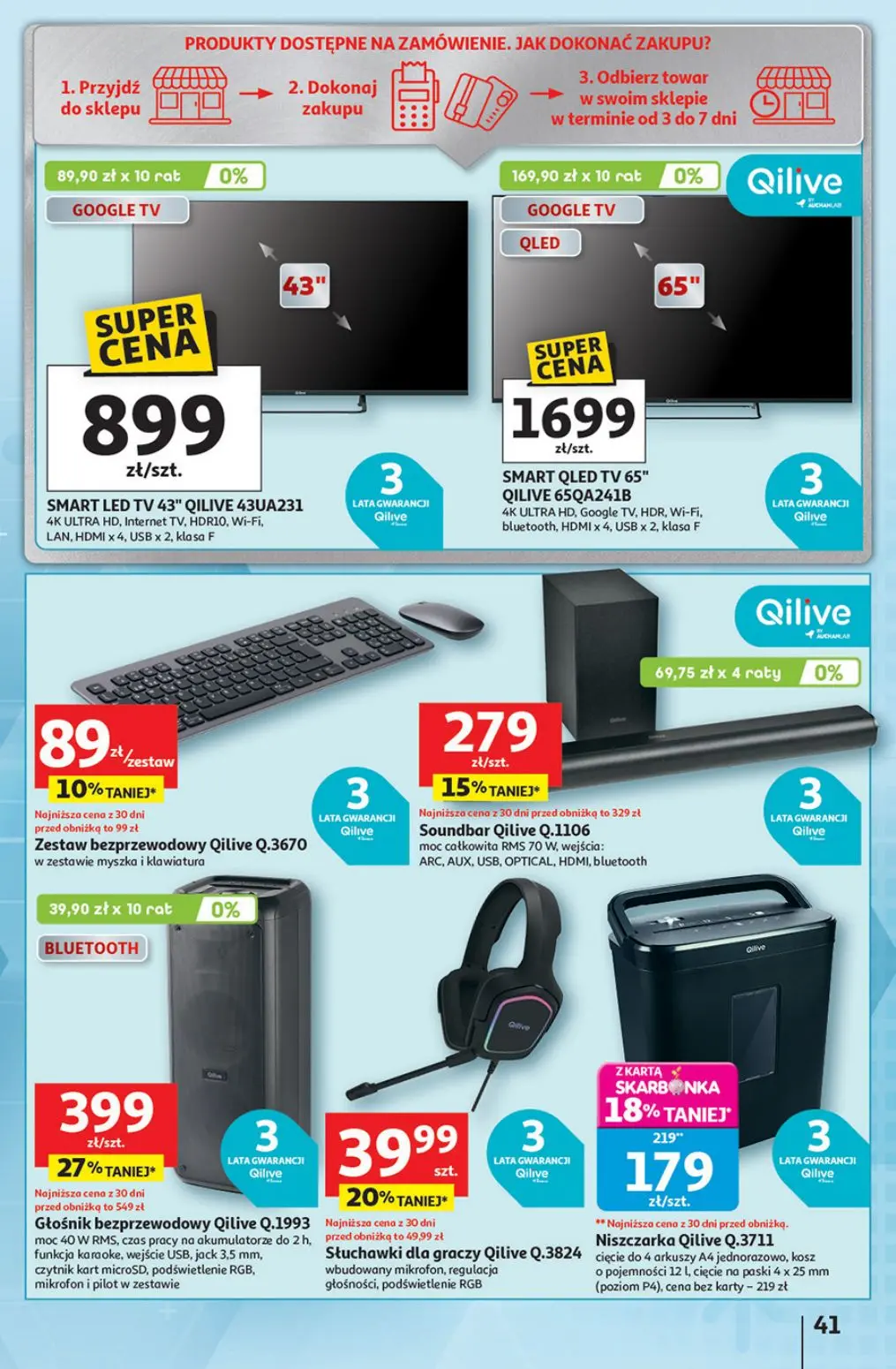 gazetka promocyjna Auchan Pewność niskich cen - Strona 41