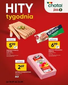 Gazetka promocyjna Chata Polska, ważna od 2025-09-18 do 2025-09-24.