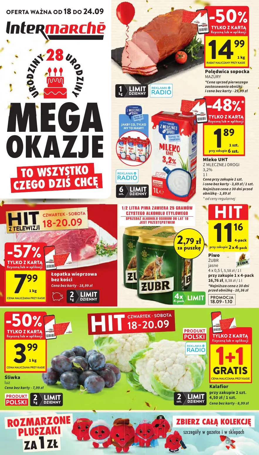 gazetka promocyjna Intermarche MEGA okazje na 28 urodziny! - Strona 1