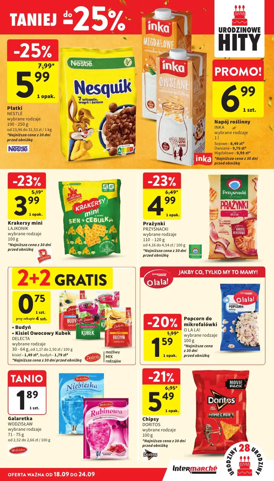 gazetka promocyjna Intermarche MEGA okazje na 28 urodziny! - Strona 35